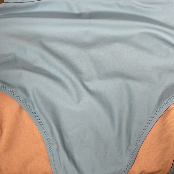 J crew Cutout tie-back one piece swimsuit size 8 style bf166 baby blue - Picture 15 of 16